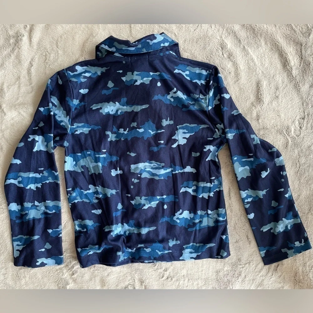 Nautica long sleeve sleep top navy blue size 12